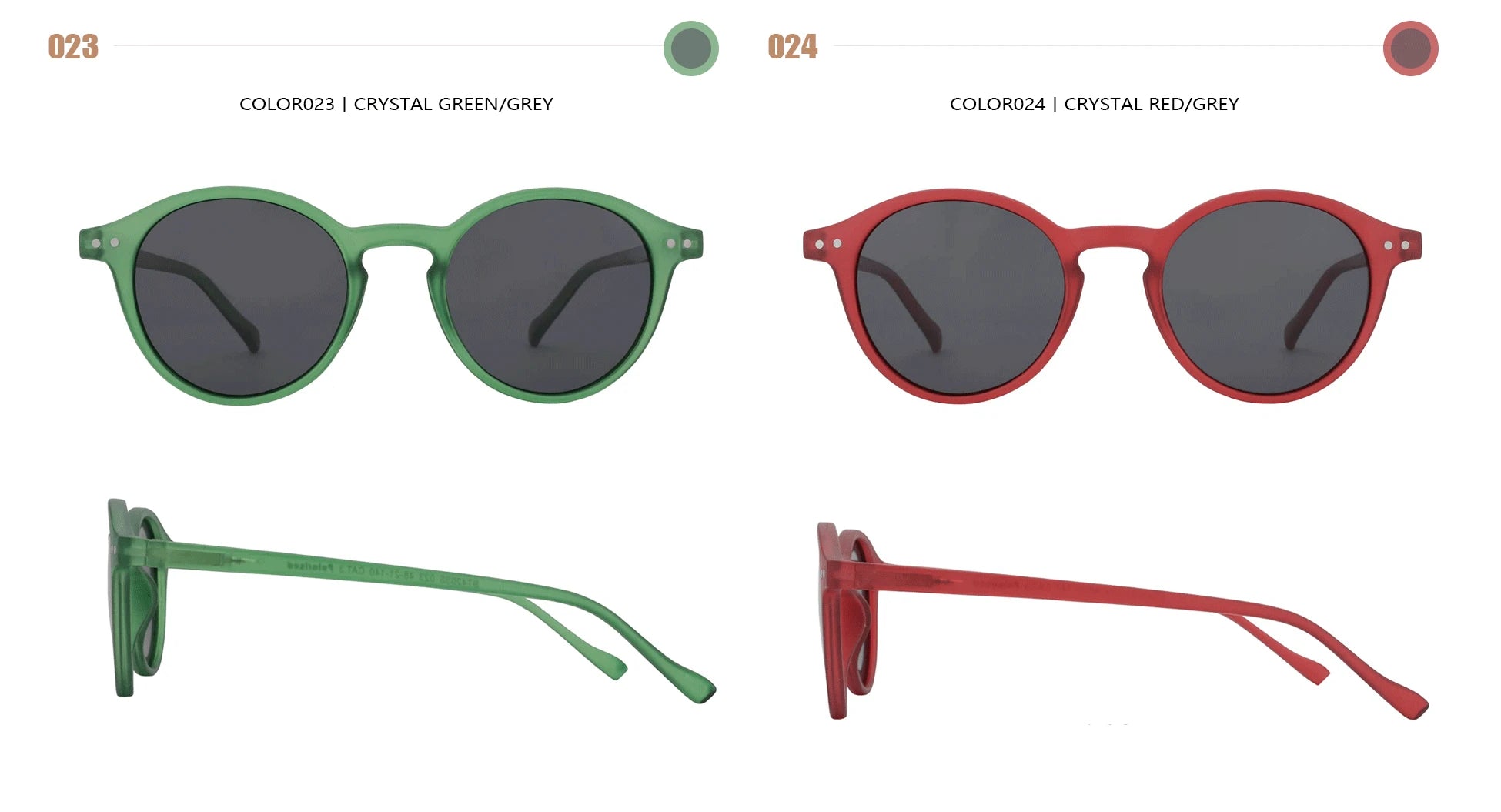 Zenottic Riviera – Round Polarized Sunglasses
