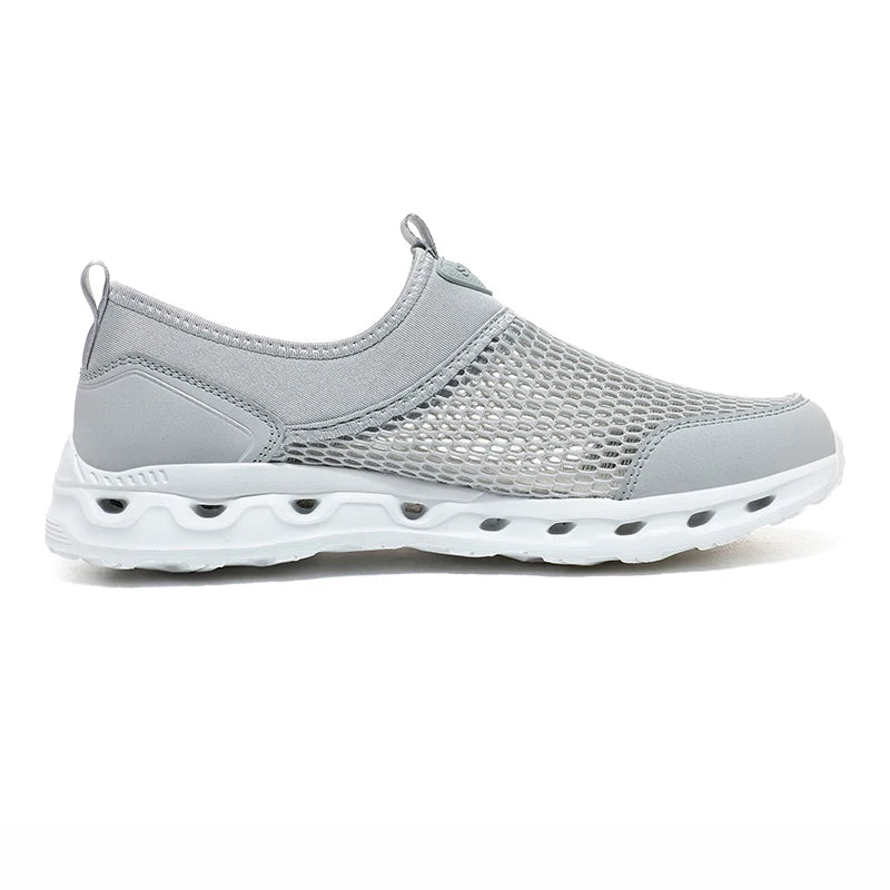 Men’s Ultra Comfortable Walking Shoes – Breathable Slip-On Design