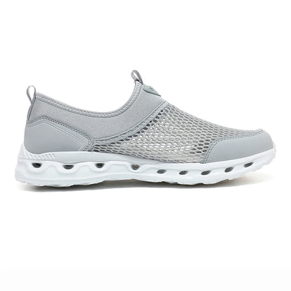 Men’s Ultra Comfortable Walking Shoes – Breathable Slip-On Design