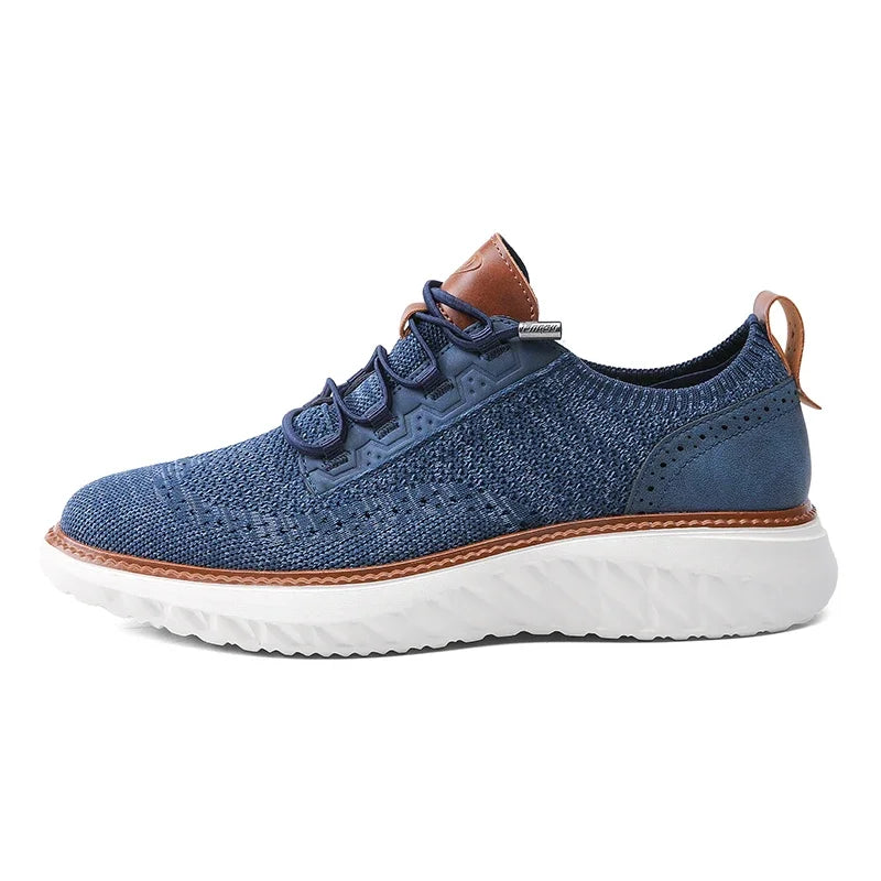 Men’s Lightweight Casual Shoes – Breathable Mesh and Rubber Sole