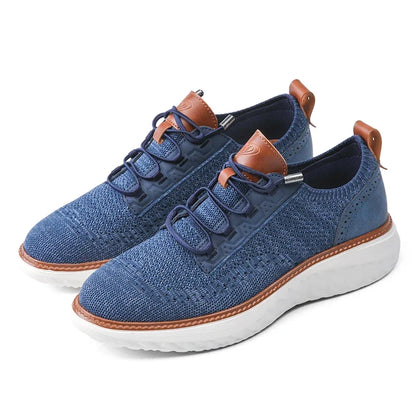 Men’s Lightweight Casual Shoes – Breathable Mesh and Rubber Sole