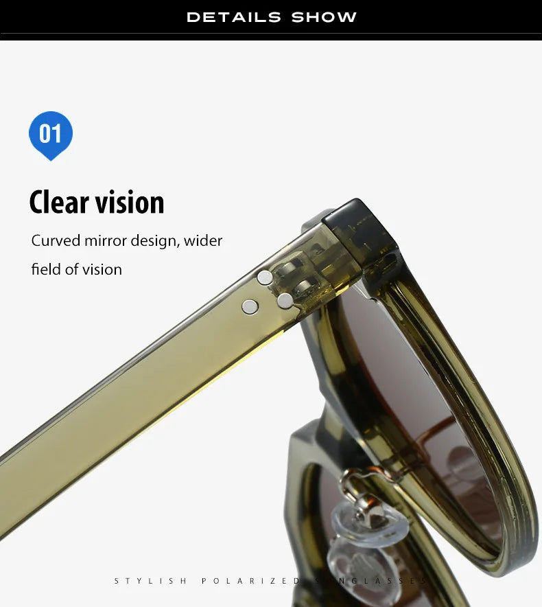 Monaco Vector – Ultralight TR90 Polarized Sunglasses
