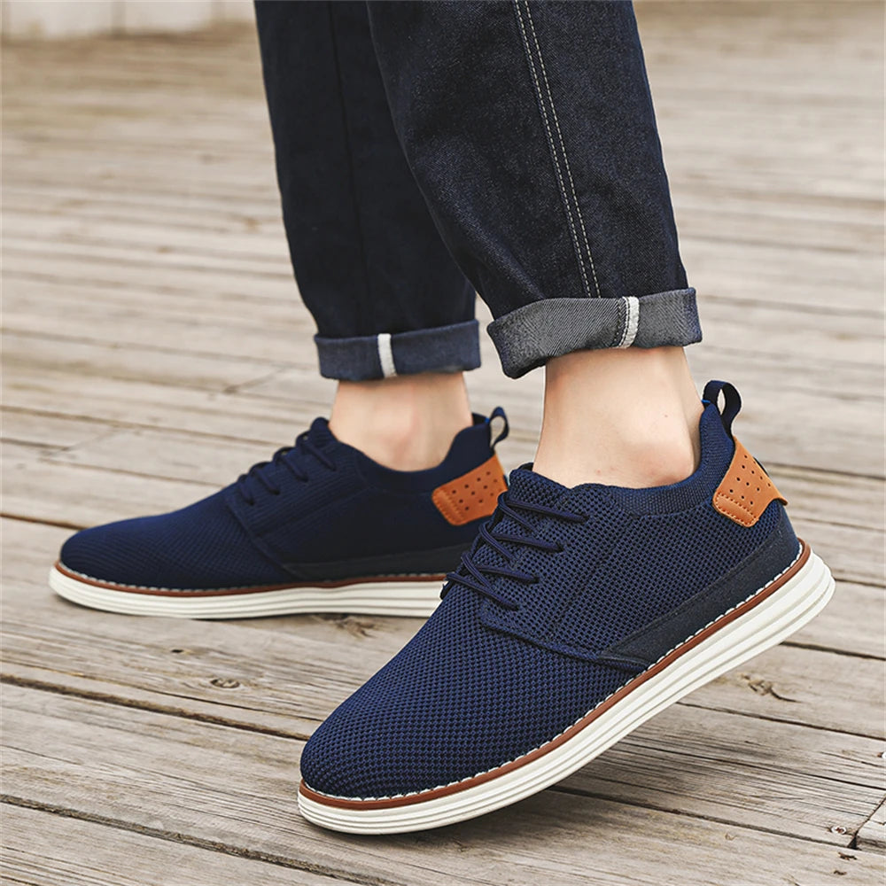 Men’s Casual Brogue Shoes – Lightweight and Breathable Design