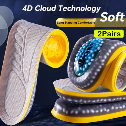 Men’s Comfortable Shoe Insoles – Shock Absorption and Breathable Design