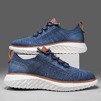 Men’s Lightweight Casual Shoes – Breathable Mesh and Rubber Sole