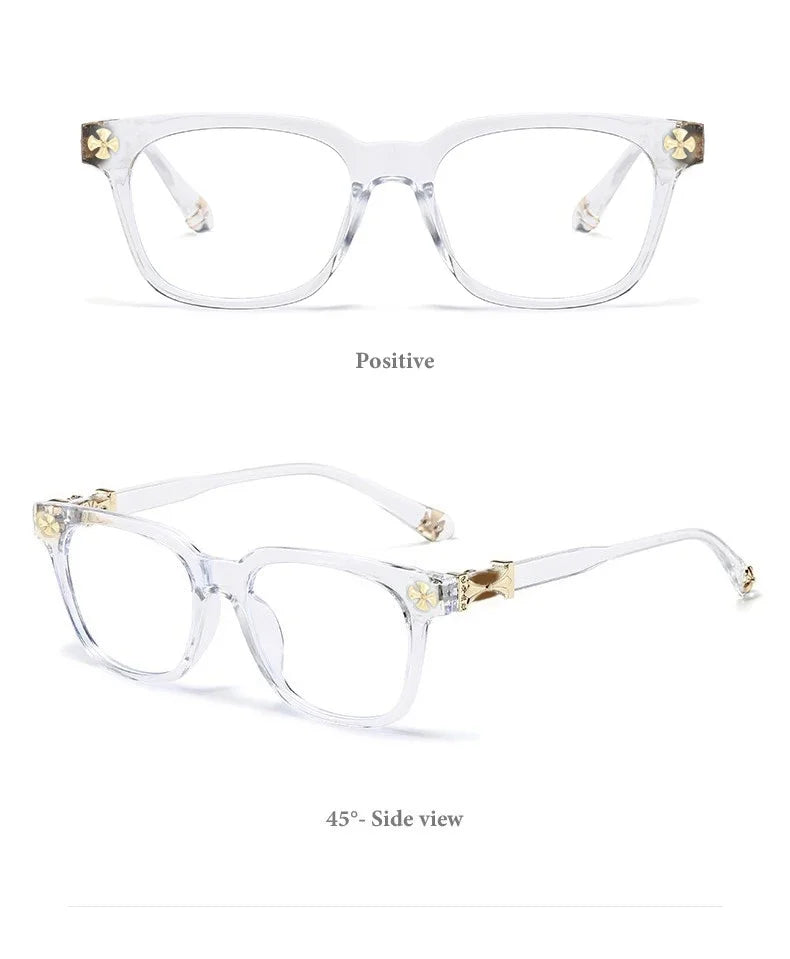 Milano Crystal Frame – Oversized Blue Light