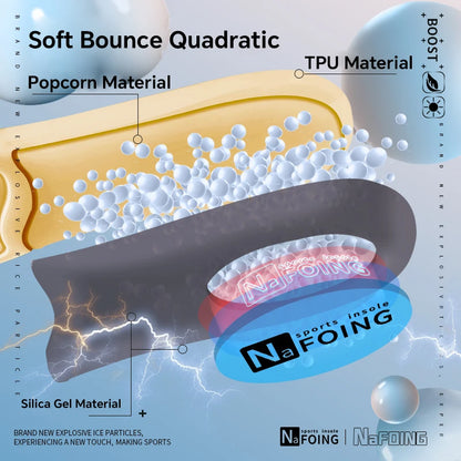Men’s Comfortable Shoe Insoles – Shock Absorption and Breathable Design
