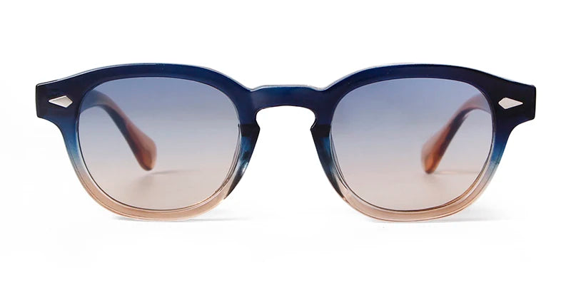 Paris Azure – Round Sunglasses