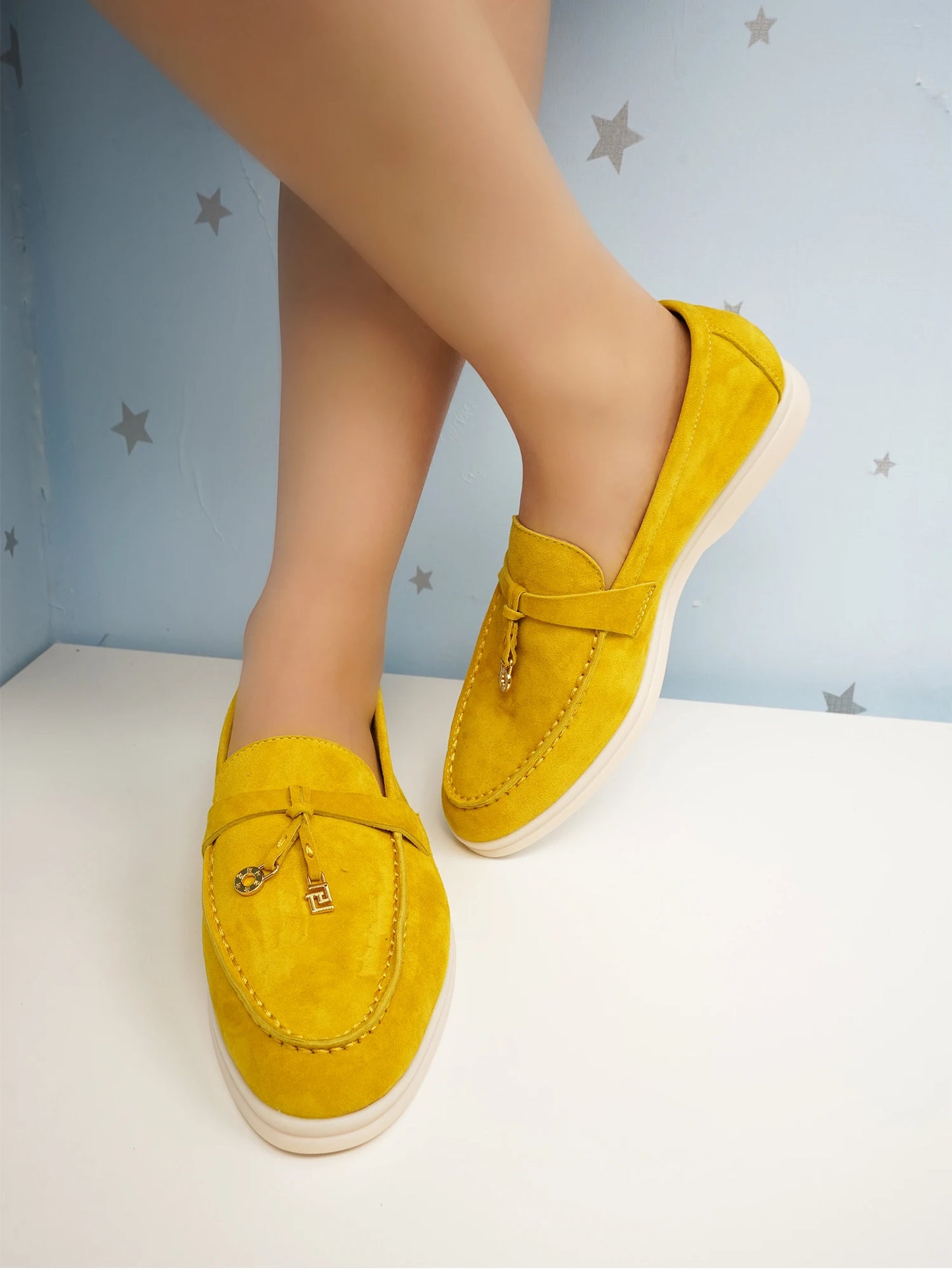 Women's Luxury Suede Loafers – Ultra Comfortable and Elegant Design