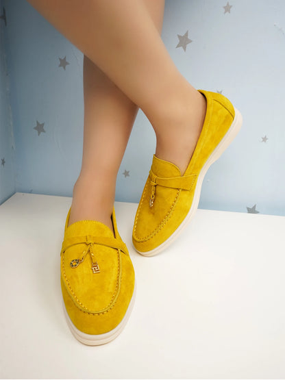 Women's Luxury Suede Loafers – Ultra Comfortable and Elegant Design