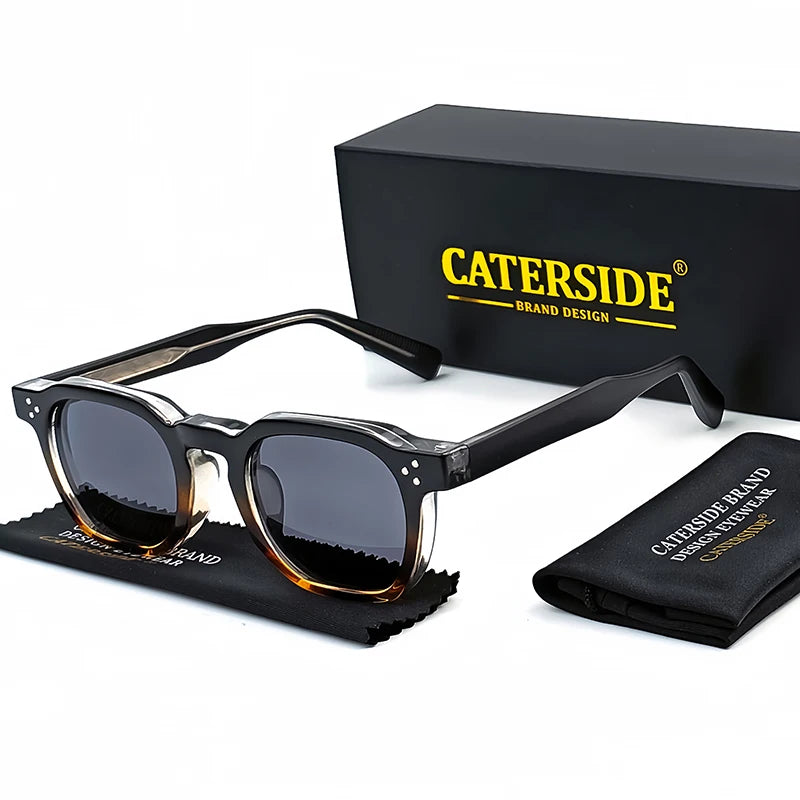Caterside London Noir – Square Punk Sunglasses