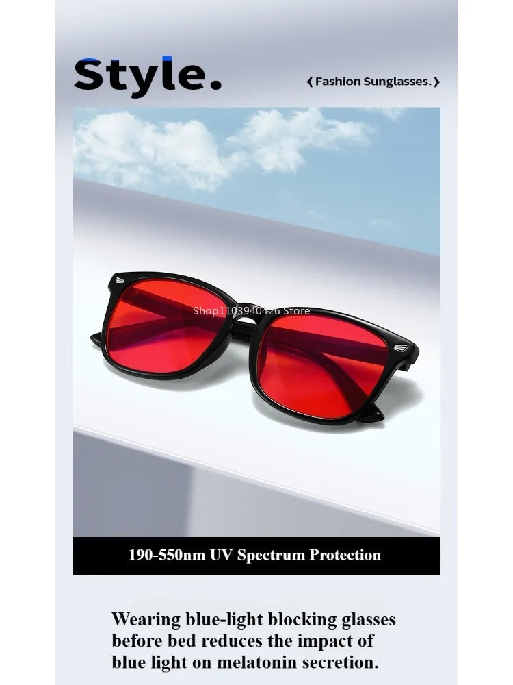 Nocturne Amber – Red Lens Blue Light Blocking Glasses