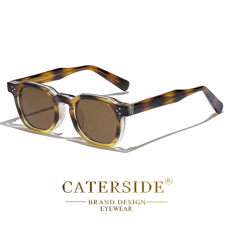 Caterside London Noir – Square Punk Sunglasses