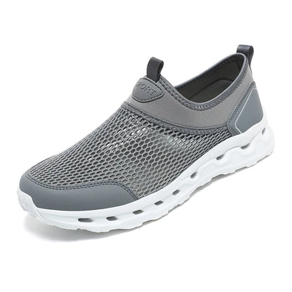 Men’s Ultra Comfortable Walking Shoes – Breathable Slip-On Design