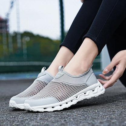 Men’s Ultra Comfortable Walking Shoes – Breathable Slip-On Design