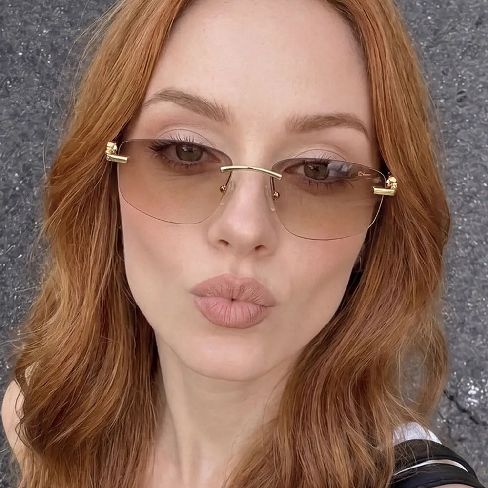 Salutami Milano Prism – Frameless Irregular Sunglasses