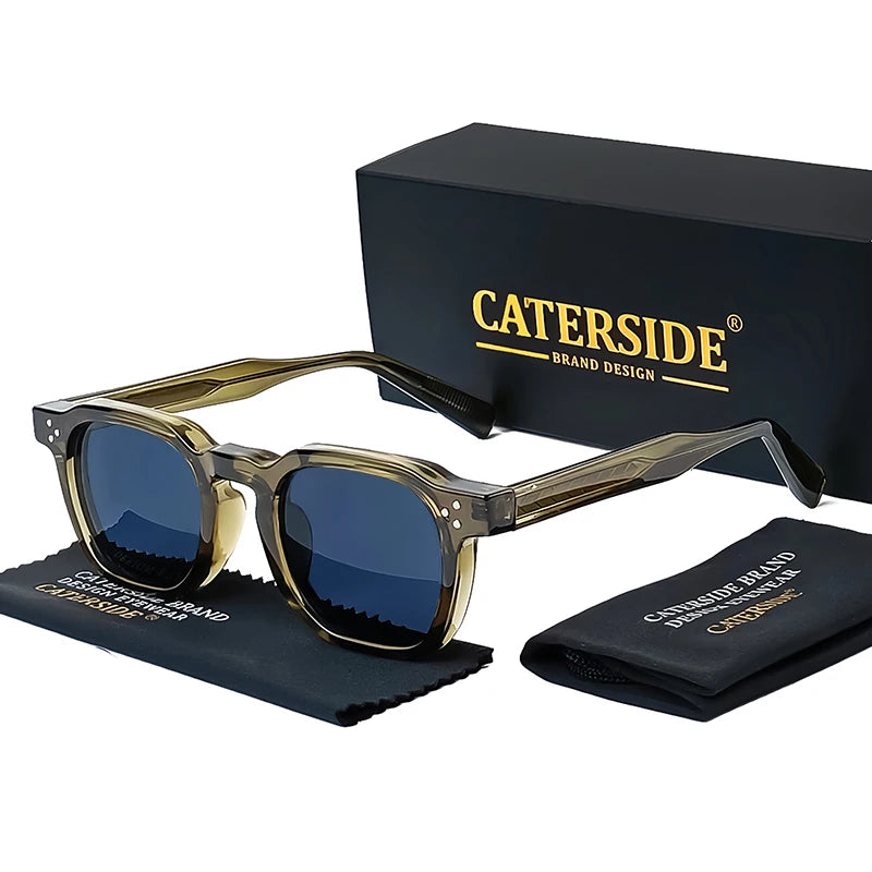 Caterside London Noir – Square Punk Sunglasses