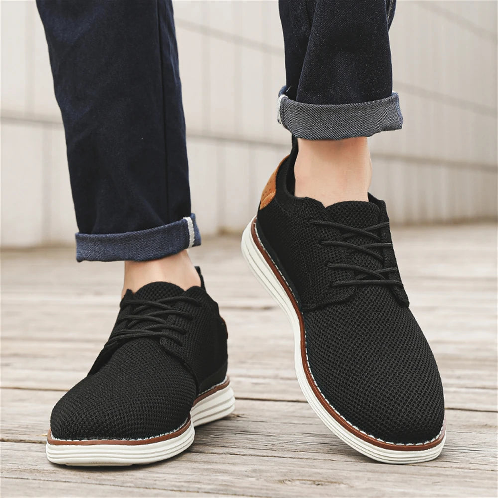 Men’s Casual Brogue Shoes – Lightweight and Breathable Design
