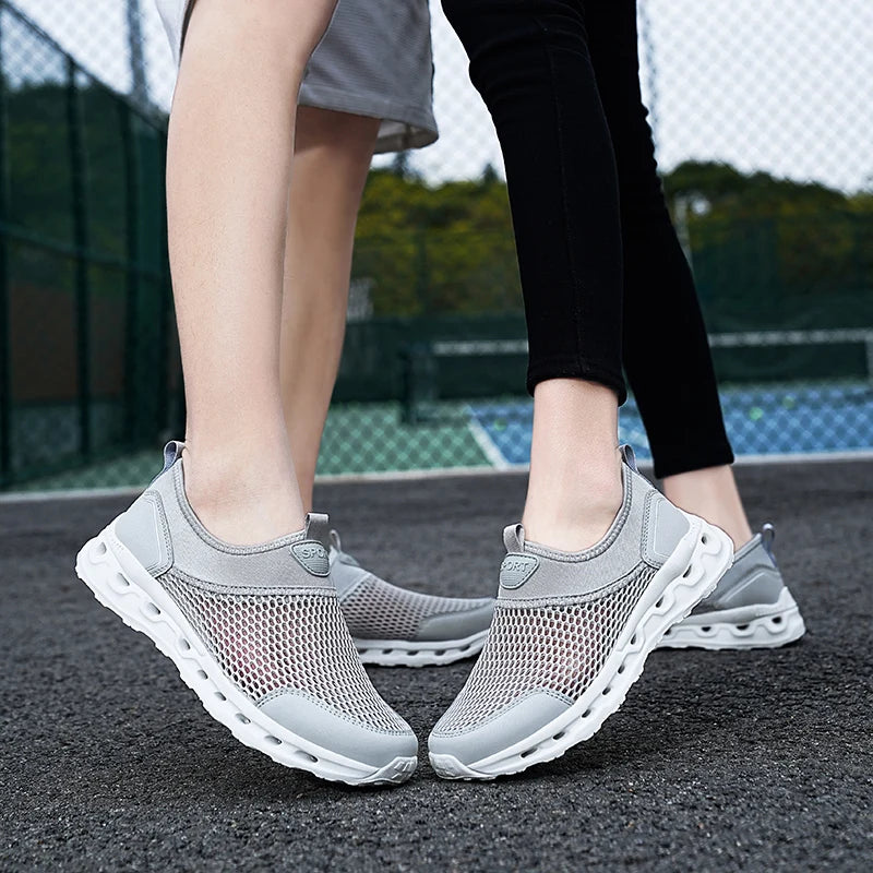 Men’s Ultra Comfortable Walking Shoes – Breathable Slip-On Design