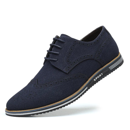 Men’s Basic Leather Casual Shoes – Versatile Everyday Wear
