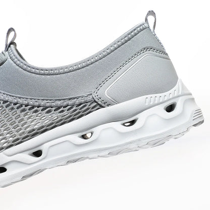 Men’s Ultra Comfortable Walking Shoes – Breathable Slip-On Design