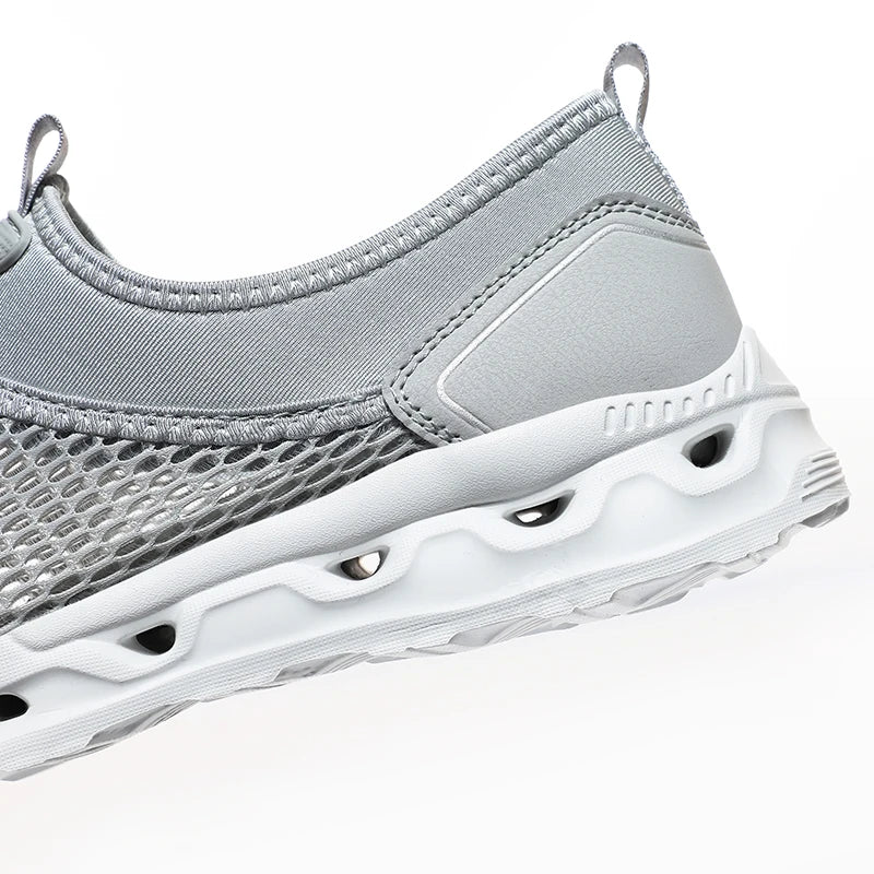 Men’s Ultra Comfortable Walking Shoes – Breathable Slip-On Design