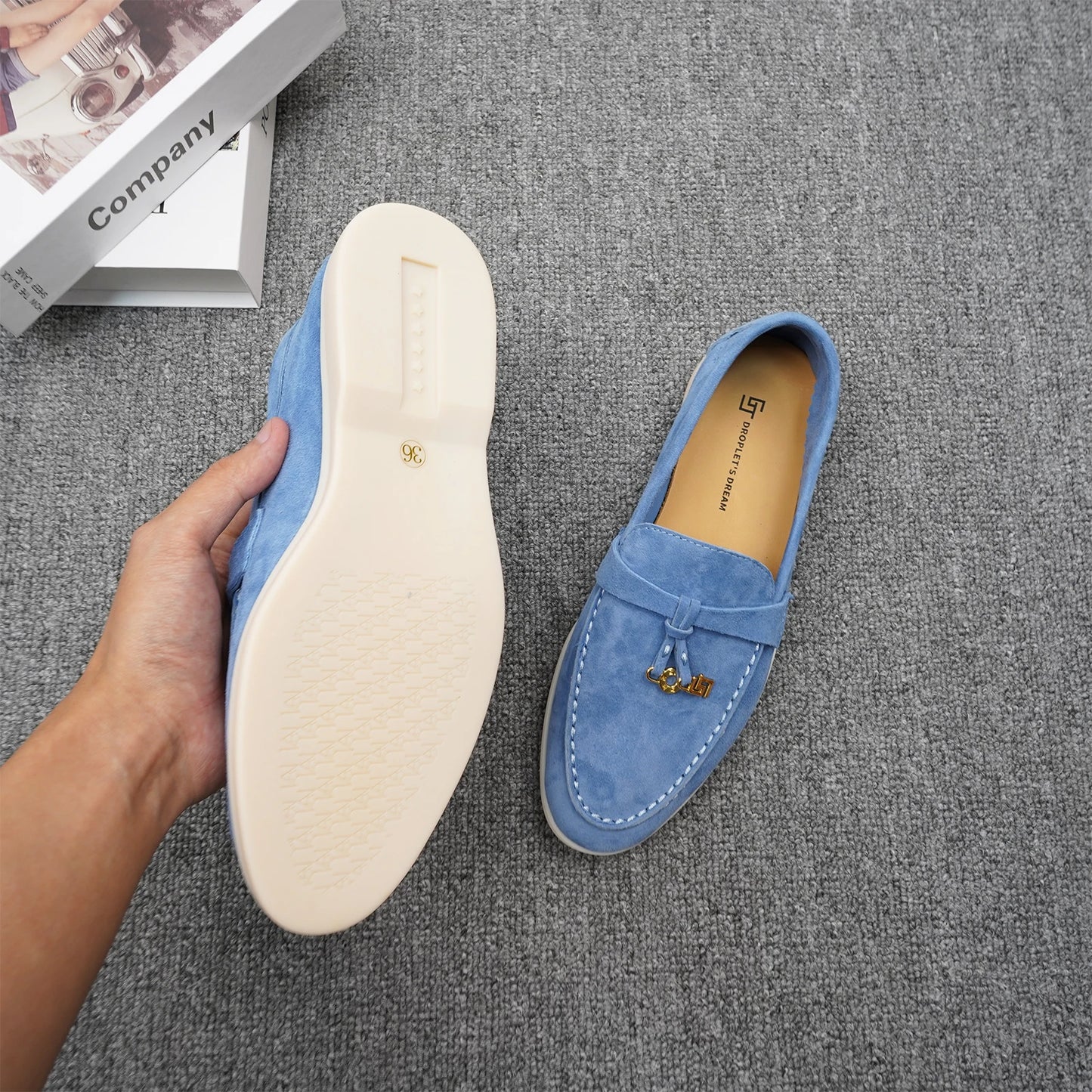 Women's Luxury Suede Loafers – Ultra Comfortable and Elegant Design