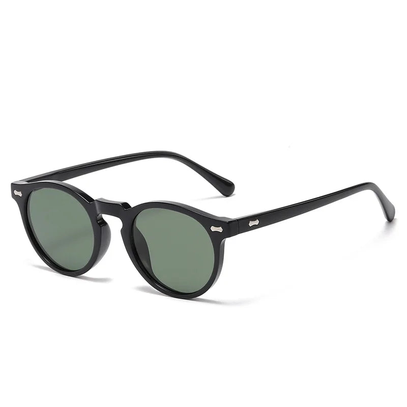 Shengmeiyu Riviera Tea – Round Polarized Sunglasses