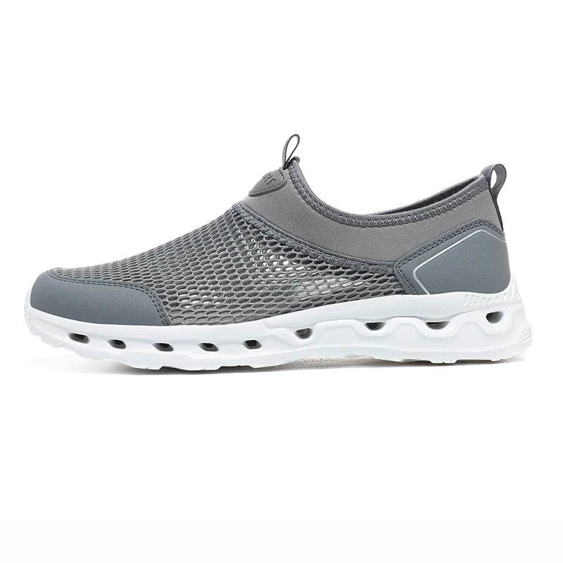 Men’s Ultra Comfortable Walking Shoes – Breathable Slip-On Design