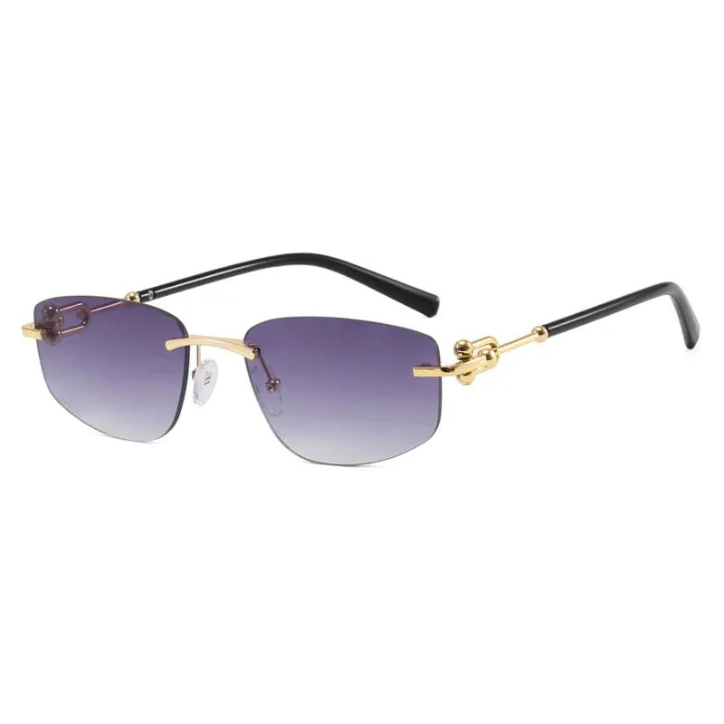 Salutami Milano Prism – Frameless Irregular Sunglasses