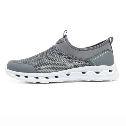 Men’s Ultra Comfortable Walking Shoes – Breathable Slip-On Design