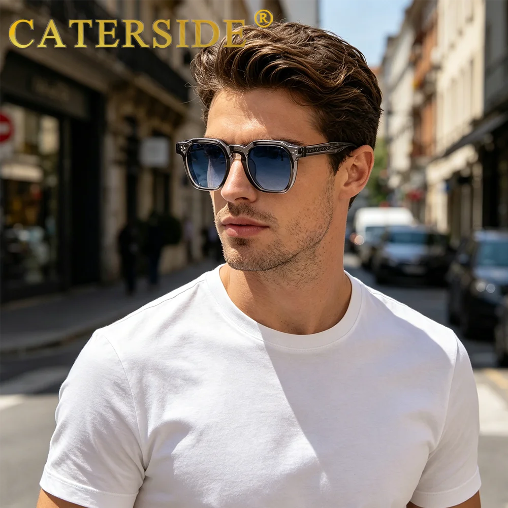 Caterside London Noir – Square Punk Sunglasses