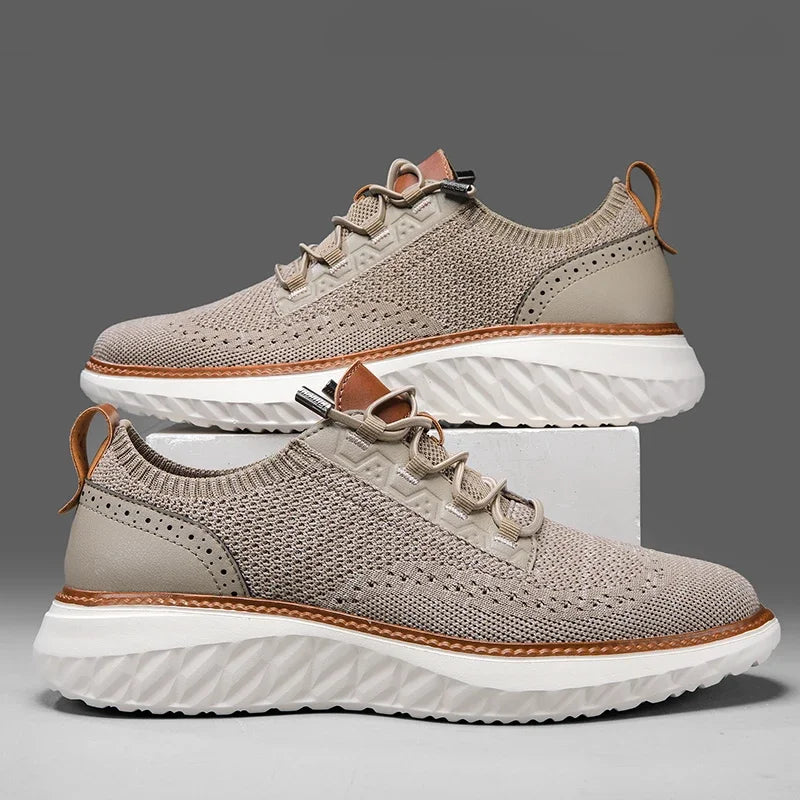 Men’s Lightweight Casual Shoes – Breathable Mesh and Rubber Sole