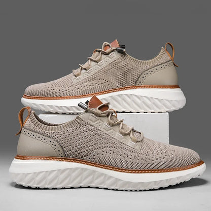 Men’s Lightweight Casual Shoes – Breathable Mesh and Rubber Sole